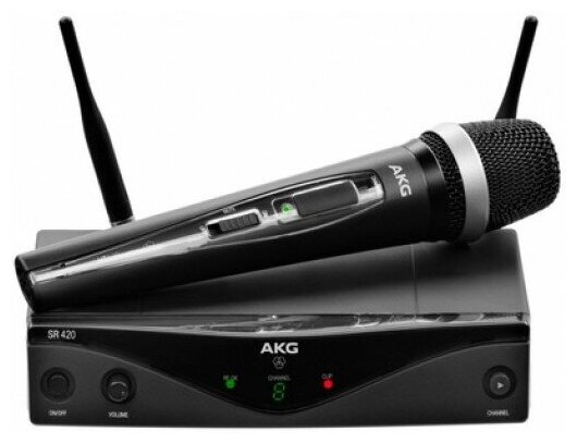 AKG WMS420 Vocal Set Band B1 вокальная радиосистема с приёмником SR420, передатчиком HT420 и капсюлем D5