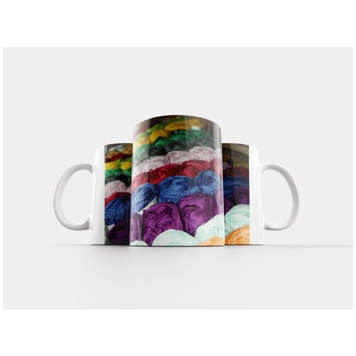 фото Кружка "промышленная ярмарка, шерсть, стиральная машина" 320 мл lotsprints