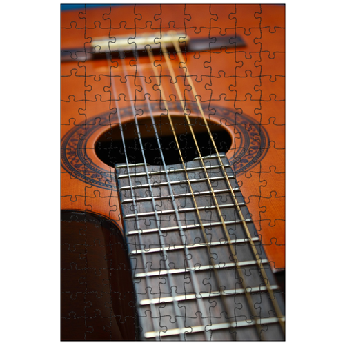 фото Магнитный пазл 27x18см."гитара, канаты, инструмент" на холодильник lotsprints