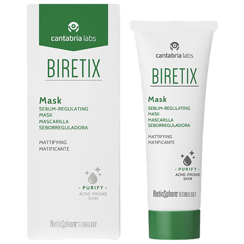 Biretix Себорегулирующая маска Sebum regulating mask, 35 г, 25 мл