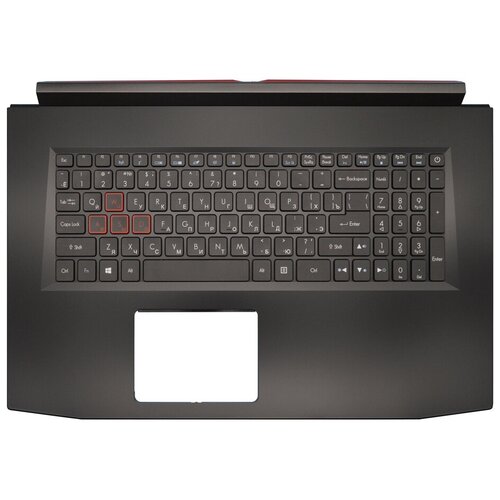 фото Клавиатура для ноутбука acer predator helios 300 ph317-51 черная топ-панель v.1