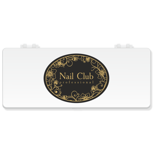 Палитра для геля и краски Nail Club  черный логотип