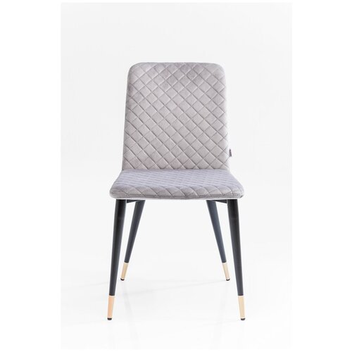 фото Kare design стул мягкий montmartre, коллекция "монмартр" 46*87*57, бархат, сталь, фанера, полиэстер, серый