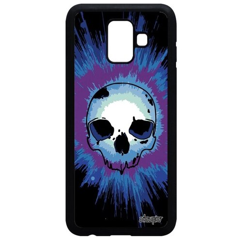 фото Чехол для смартфона // samsung galaxy a6 2018 // "череп" хэллоуин skull, utaupia, белый