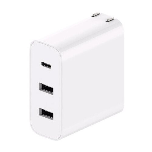 Сетевое зарядное устройство Xiaomi USB charger 65W (2A1C) AD653 (white)