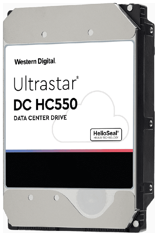 Жёсткий диск 16Tb SAS WD Ultrastar HC550 (0F38357/0F38361) (WUH721816AL5204)