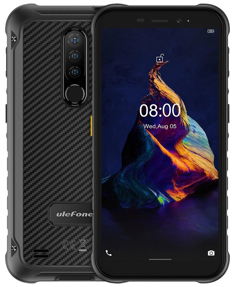 Смартфон Ulefone Armor X8 4/64 ГБ, 2 SIM, черный