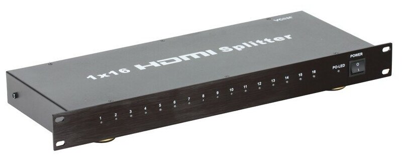 Разветвитель HDMI VCOM Spliitter 1=>16 3D Full-HD 1.4v, каскадируемый