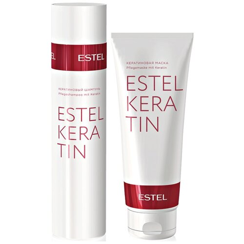 ESTEL Набор Keratin estel keratin кератиновый шампунь 1000 мл маска тюнинг 400 мл новый формат набор