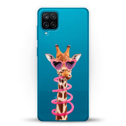 фото Силиконовый чехол жираф на samsung galaxy a12 andy & paul