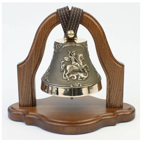 Колокол бронзовый на подставке