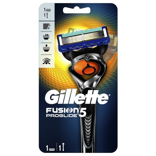 Бритва с 1 смен.кассетой GILLETTE Fusion ProGlide Flexball 7702018388707