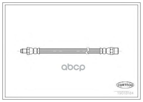 CORTECO 19018184 (19018184_CO / 437611775 / 893611775A) l=160\ Audi (Ауди) 80 / 90 VW Golf (Гольф) / Passat (Пассат) 80