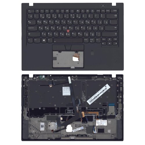 Клавиатура для ноутбука Lenovo ThinkPad X1 Carbon G6 ерная с черным топкейсом FPR NFS 912000₽