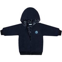 Куртка Diva Kids демисезонная, укороченная, утепленная, капюшон, размер 104, синий