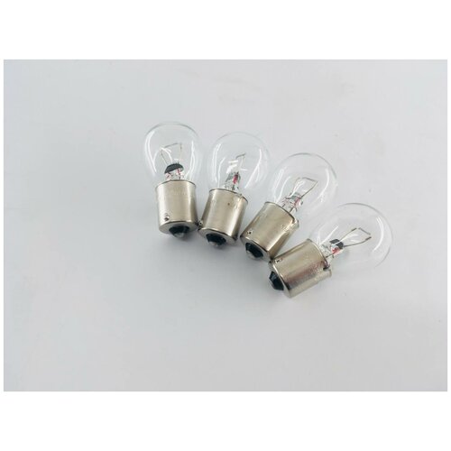 Лампа 4 шт. (в поворотники/фонари) 12V/21W (1 - нитевая) (желтая) (для Европы) (все корейские автомобили)
