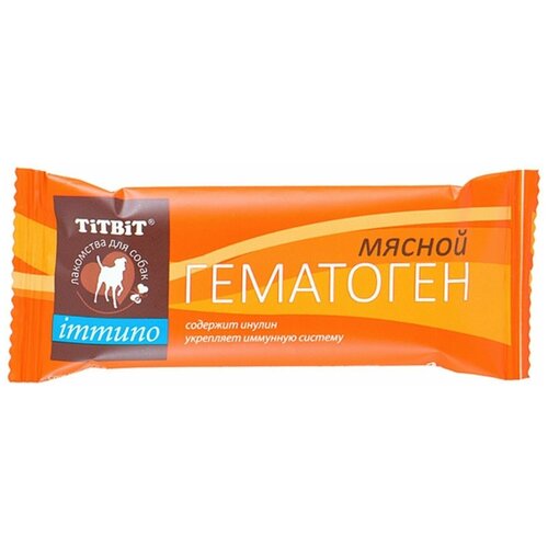 Лакомства TiTBiT Гематоген мясной immuno - лакомство для собак (35 гр) (box/16 шт)
