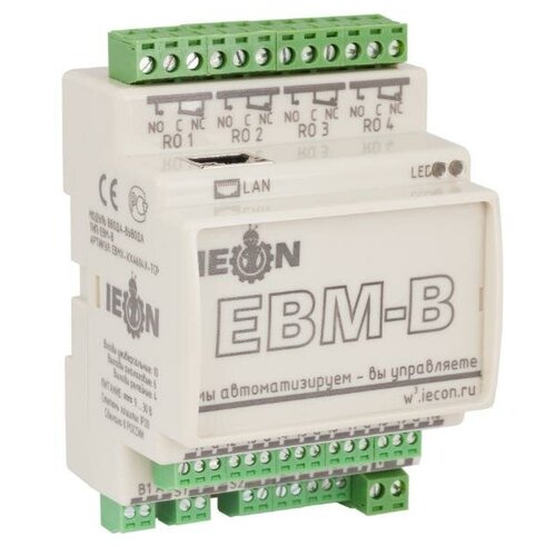 IECON Модуль ввода-вывода с TCP, 3-го поколения usr n520 serial rs232 rs485 rs422 to ethernet server modbus rtu to modbus tcp