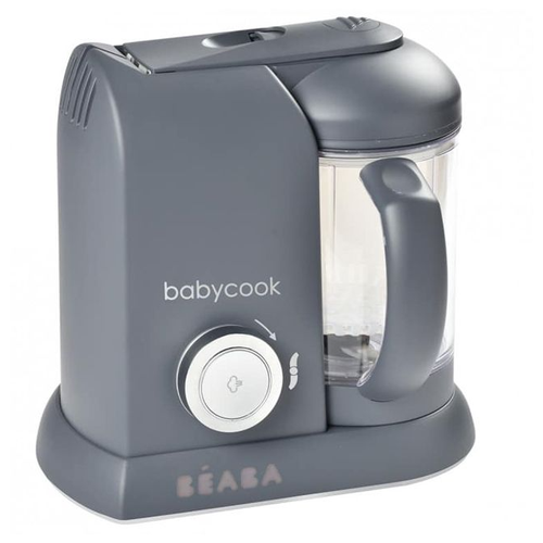 beaba babycook duo plus блендер пароварка dark grey Блендер-пароварка Beaba BABYCOOK Solo Dark Grey 912794