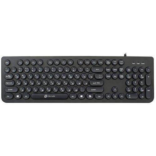 Клавиатура Oklick Оклик 400MR черный USB slim 56800₽