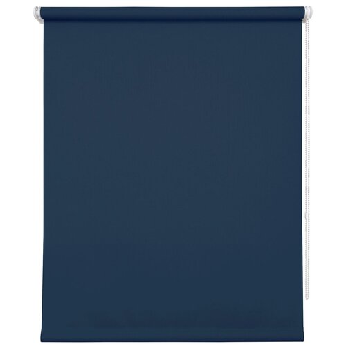 фото Рулонная штора уют 7517 плайн (синий), 40х175 см