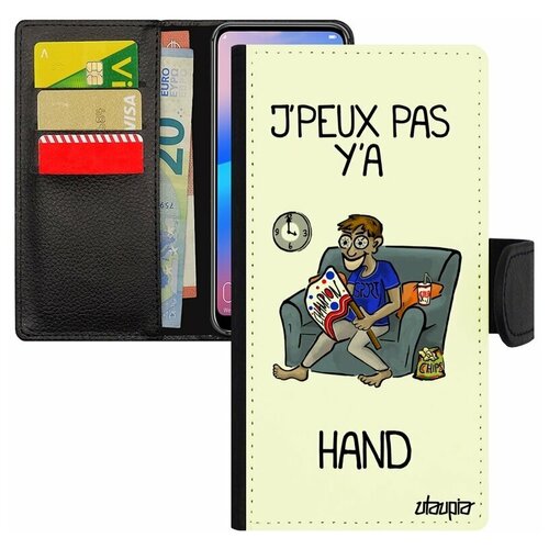 фото Чехол-книжка на телефон galaxy s7 edge, "не могу - смотрю гандбол!" юмор гандбол utaupia