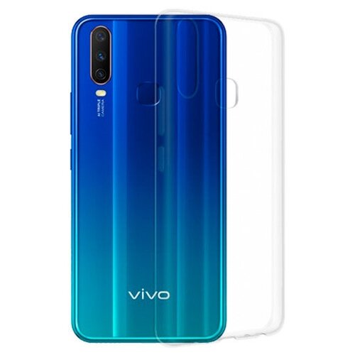 Силиконовый чехол для VIVO Y12 прозрачный 1.0 мм силиконовый чехол на vivo y12 виво y12 сочные лимоны прозрачный