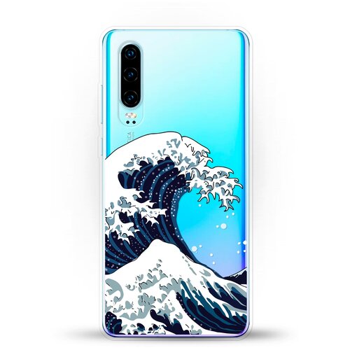фото Силиконовый чехол волна на huawei p30 andy & paul