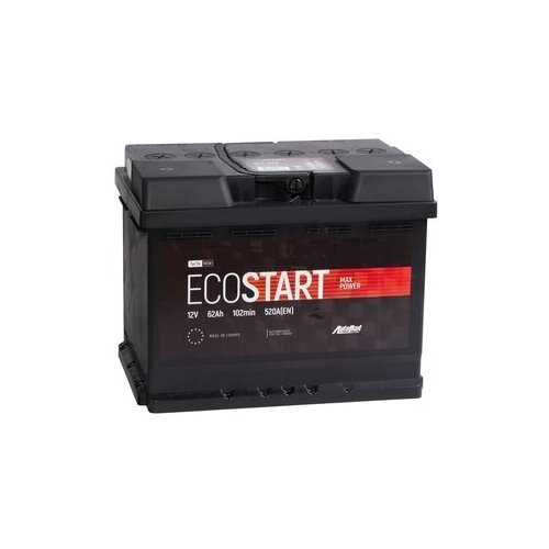 Аккумулятор Ecostart 62 Ач 520А прямая полярность