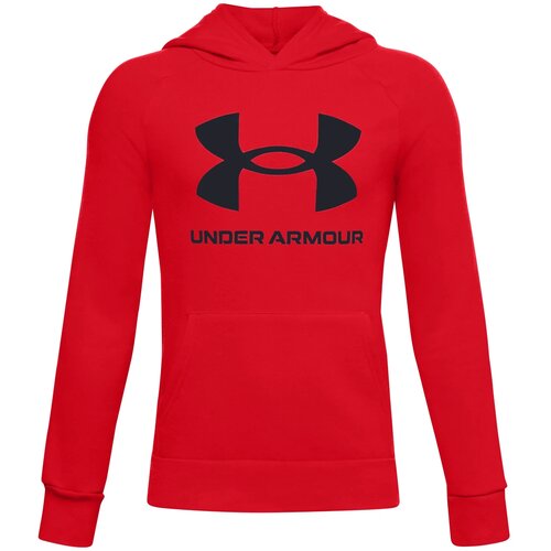 фото Толстовка under armour rival fleece hoodie красный ylg 1357585-600