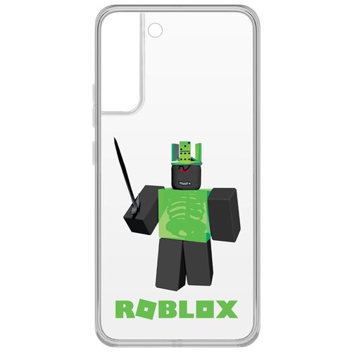 Чехол-накладка Krutoff Clear Case Roblox-1x1x1x1x1 для Samsung Galaxy S22+ чехол накладка krutoff clear case лиса для samsung galaxy s22