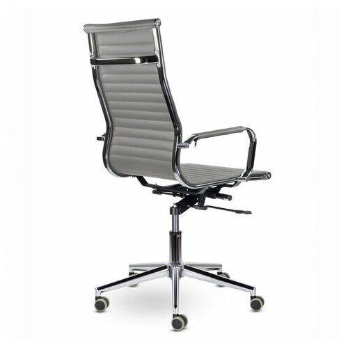 Кресло офисное BRABIX Premium Intense EX-531, экокожа, хром, темно-серое (532542) - фотография № 18