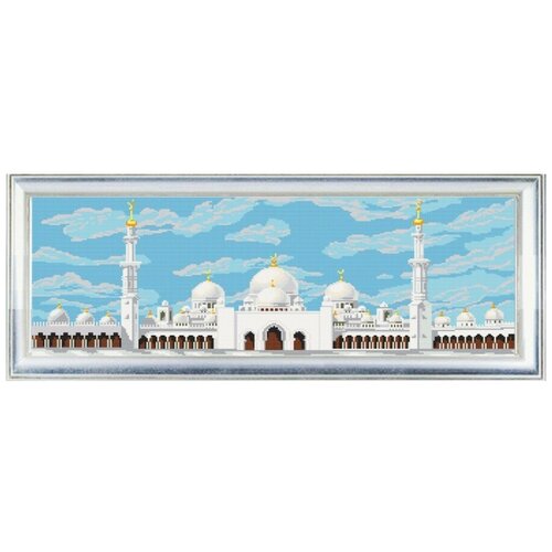 Схема для вышивания бисером Мечеть Шейха Заида 25x65 см