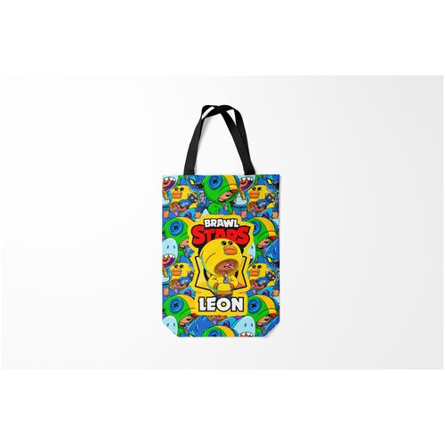 фото Сумка-шоппер / 31х42 см / геймерам / brawl stars sally leon burnettie