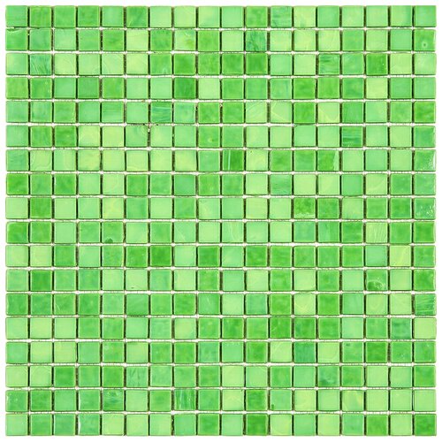 Мозаика Alma N28 из глянцевого цветного стекла размер 29.5х29.5 см чип 15x15 мм толщ. 4 мм площадь 0.087 м2 на бумаге