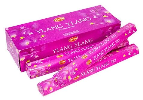 Благовоние HEM Иланг-Иланг Ylang Ylang блок 6 упаковок