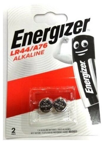 Батарейка Алкалиновая Energizer A76 15v Упаковка 2 Шт. E301536600 Energizer арт. E301536600