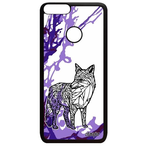 фото Защитный чехол для // huawei p smart 2018 // "лиса" лисенок тайга, utaupia, фиолетовый