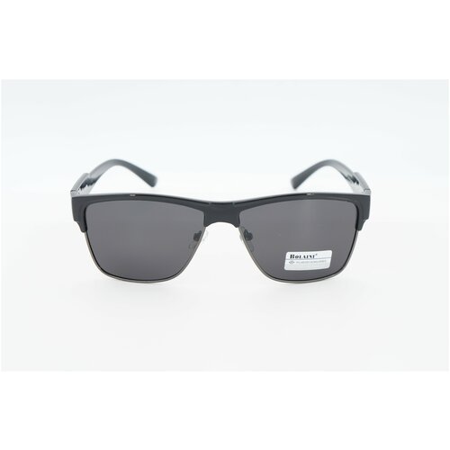 Солнцезащитные очки Premier, клабмастеры, оправа: пластик, с защитой от УФ, черный