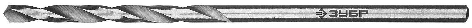 Сверло по металлу сталь Р6М5 класс В ЗУБР ПРОФ-в 2.1х49мм 29621-2.1