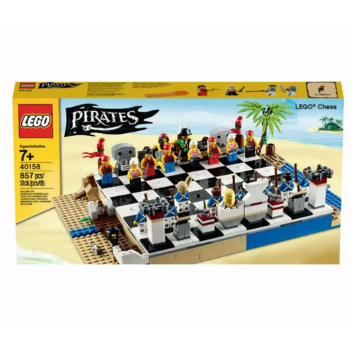 Конструктор LEGO Pirates 40158 Шахматы, 857 дет. бейчтэл джон мено джо культ lego история lego в людях и кубиках