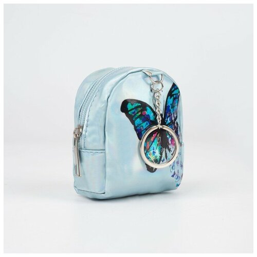 фото Кошелёк на молнии, цвет голубой gorodok