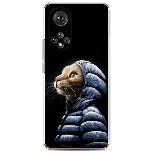 фото Силиконовый чехол "кот в капюшоне" на honor 50 / хонор 50 case place
