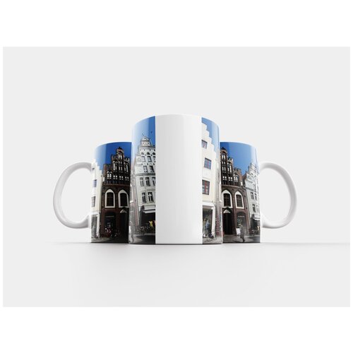 фото Кружка "городская библиотека, росток, ганзейский союз" 320 мл lotsprints