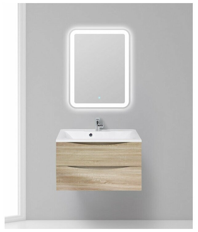 Тумба под раковину BelBagno Marino 80 Rovere Bianco (MARINO-800-2C-SO-WO-P)