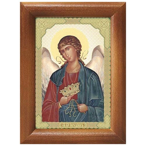 архангел иегудиил икона в рамке 8 9 5 см Архангел Иегудиил, икона в рамке 7,5*10 см