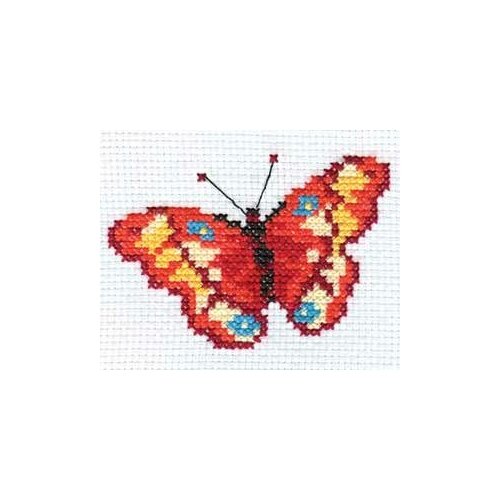 Набор для вышивания Алиса 0-043 Бабочка 10 х 7 см набор для вышивания бабочка