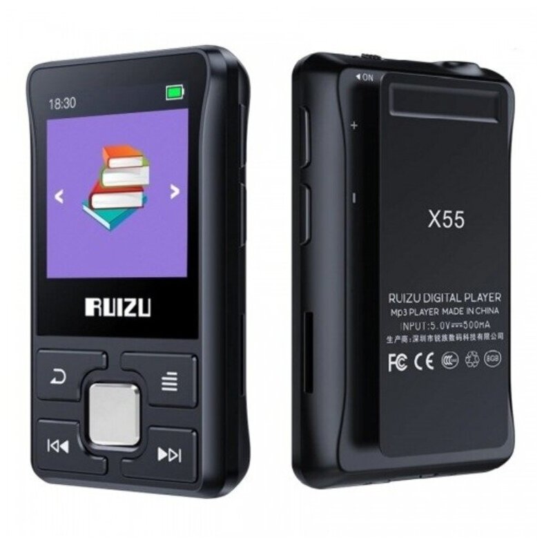 HiFi плеер RUIZU X55 с клипсой 8Гб Bluetooth