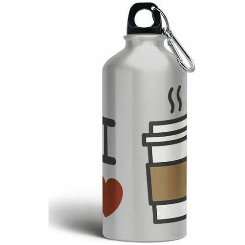 фото Бутылка спортивная/туристическая фляга микс надписи - 5205 ф brutbottle