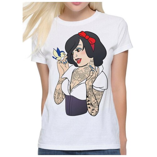 Футболка DreamShirts Рок Белоснежка Женская белая S
